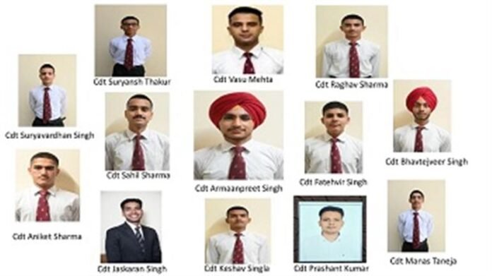 ਸਿਰਫ ਦੋ ਮਹੀਨਿਆਂ ਵਿੱਚ 13 ਕੈਡਿਟਾਂ ਦੇ NDA ਅਤੇ ਹੋਰ ਰੱਖਿਆ ਅਕੈਡਮੀਆਂ ਵਿੱਚ ਸ਼ਾਮਲ ਹੋਣ ਦੇ ਨਾਲ MRSAFPI ਮਾਰਕ