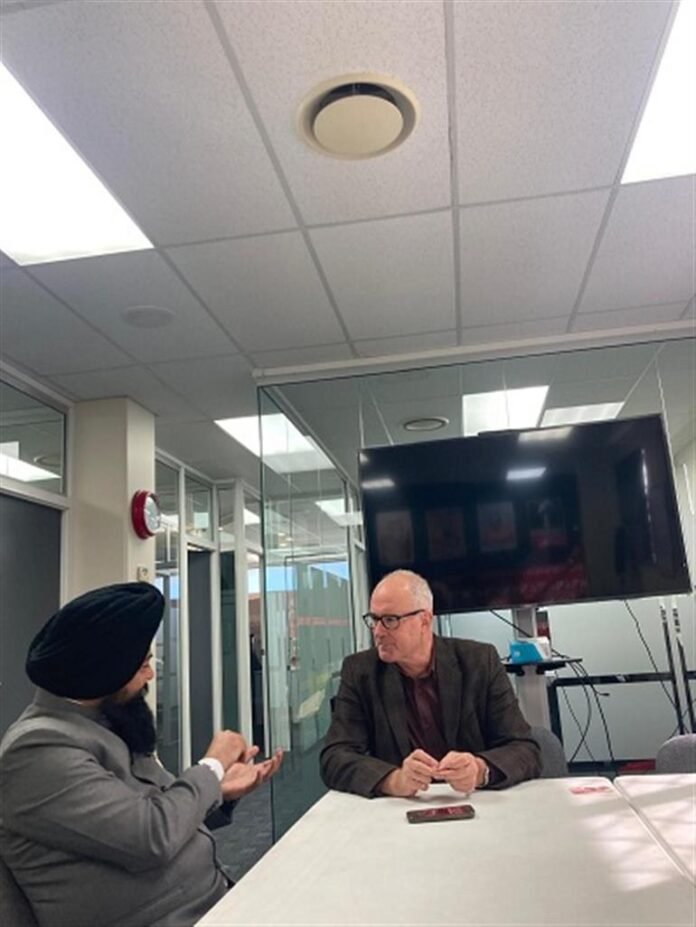 Jasvir Giridhi meets with New Zealand member of Redempt