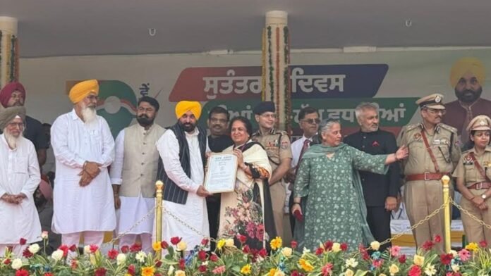 Punjab CM Mann lists 3 years of achievements at state-level Independence Day celebrations, avoids political attacks