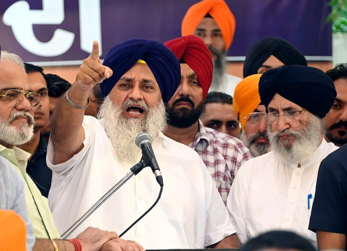"Finally, the AAP cat is out of the bag..." Sukhbir Singh Badal demands ECI to take cognizance of Manish Sisodia's statement