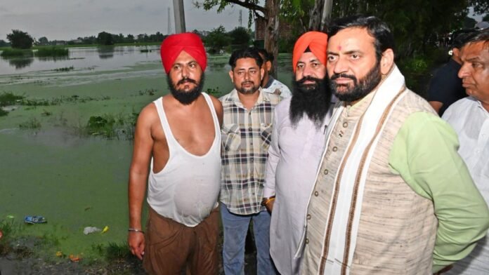 haryana flooding, haryana, nayab singh saini,