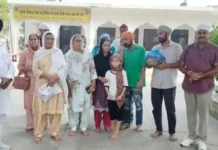 Ashes of young child Harvir Singh, murdered by migrant, immersed in water at Kiratpur Sahib