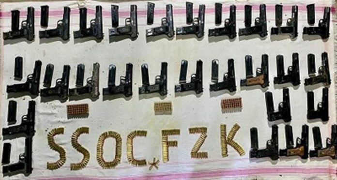 Pakistan-Sourced 27 weapons recovered from Fazilka; Two held