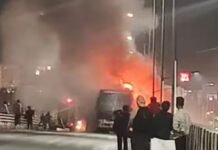 ਪੰਜਾਬ ‘ਚ ਵਾਪਰਿਆ ਵੱਡਾ ਭਾਣਾ, ਅੰਮ੍ਰਿਤਸਰ ਜਾ ਰਹੀ ਟੂਰਿਸਟ ਬੱਸ ਨੂੰ ਲੱਗੀ ਭਿਆਨਕ ਅੱਗ: 30 ਲੋਕ ਸੀ ਸਵਾਰ ਪੰਜਾਬ 'ਚ ਵਾਪਰਿਆ ਵੱਡਾ ਭਾਣਾ, ਅੰਮ੍ਰਿਤਸਰ ਜਾ ਰਹੀ ਟੂਰਿਸਟ ਬੱਸ