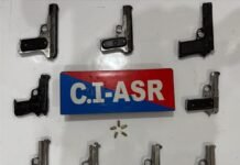 ਪੰਜਾਬ ਪੁਲਿਸ ਨੇ MP-ਅਧਾਰਤ ਗੈਰ-ਕਾਨੂੰਨੀ ਹਥਿਆਰਾਂ ਦੀ ਤਸਕਰੀ ਦੇ ਮਾਡਿਊਲ ਦਾ ਪਰਦਾਫਾਸ਼ ਕੀਤਾ; ਇੱਕ ਨੂੰ 9 ਪਿਸਤੌਲਾਂ ਸਮੇਤ ਕਾਬੂ ਕੀਤਾ ਹੈ ਪੰਜਾਬ ਪੁਲਿਸ ਨੇ MP-ਅਧਾਰਤ ਗੈਰ-ਕਾਨੂੰਨੀ ਹਥਿਆਰਾਂ ਦੀ ਤਸਕਰੀ ਦੇ ਮਾਡਿਊਲ ਦਾ ਪਰਦਾਫਾਸ਼ ਕੀਤਾ; ਇੱਕ ਨੂੰ 9 ਪਿਸਤੌਲਾਂ ਸਮੇਤ ਕਾਬੂ ਕੀਤਾ ਹੈ