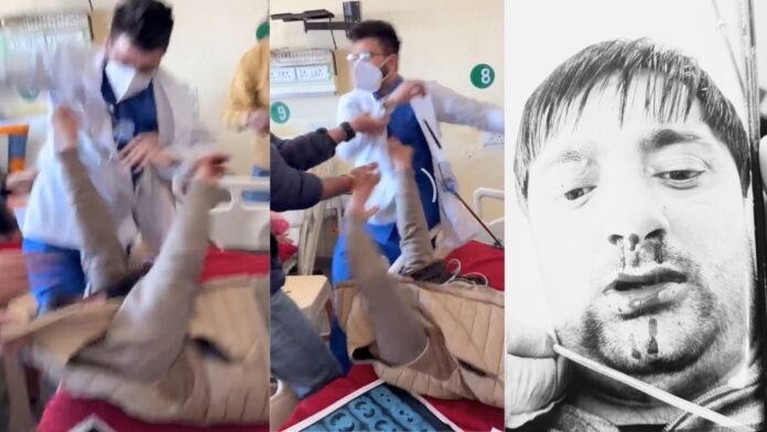 ਸ਼ਿਮਲਾ ਦੇ ਮੈਡੀਕਲ ਕਾਲਜ 'ਚ ਮਰੀਜ਼ ਨੇ 2 ਡਾਕਟਰਾਂ 'ਤੇ ਕੁੱਟਮਾਰ ਦੇ ਲਾਏ ਦੋਸ਼ ਗ੍ਰਿਫਤਾਰੀ ਦੀ ਮੰਗ ਨੂੰ ਲੈ ਕੇ ਰਿਸ਼ਤੇਦਾਰਾਂ ਨੇ ਕੀਤਾ ਰੋਸ ਪ੍ਰਦਰਸ਼ਨ