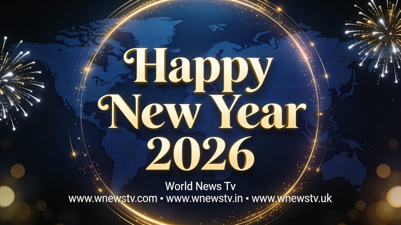 वर्ल्ड न्यूज़ टीवी की ओर से नव वर्ष 2026 की शुभकामनाएँ